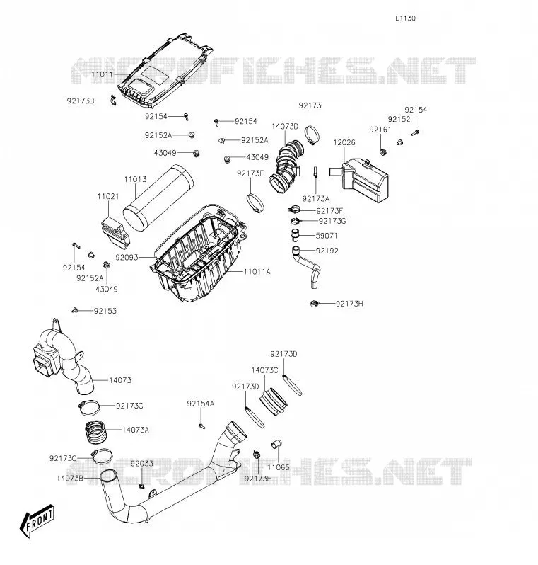 FILTRE A AIR Kawasaki SSV 700 2020 MULE PRO-MX  KAF700DLF