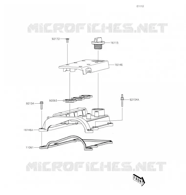 COUVRE CULASSE Kawasaki SSV 820 2020 MULE PRO-FXT  KAF820ALF