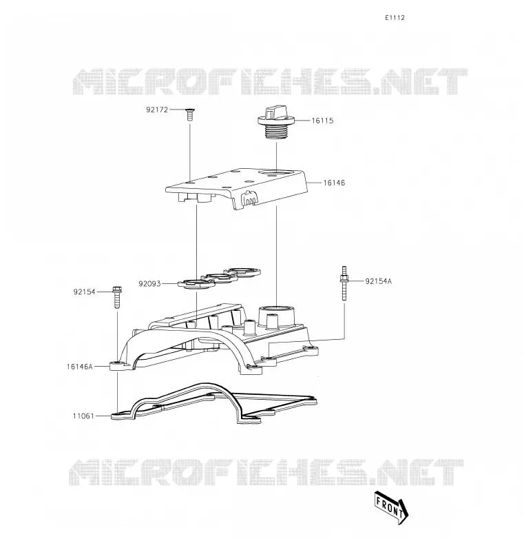 COUVRE CULASSE Kawasaki SSV 820 2020 MULE PRO-FXT  KAF820JLF