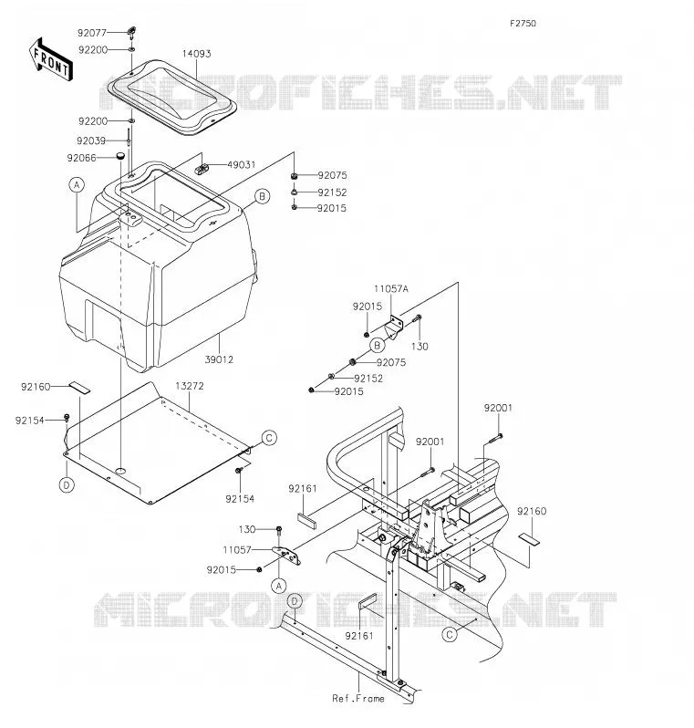 AUTRE Kawasaki SSV 820 2020 MULE PRO-FXR  KAF820KLF