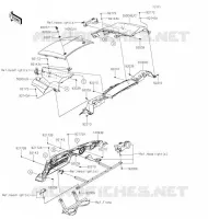 GARDE BOUE AVANT pour Kawasaki TERYX