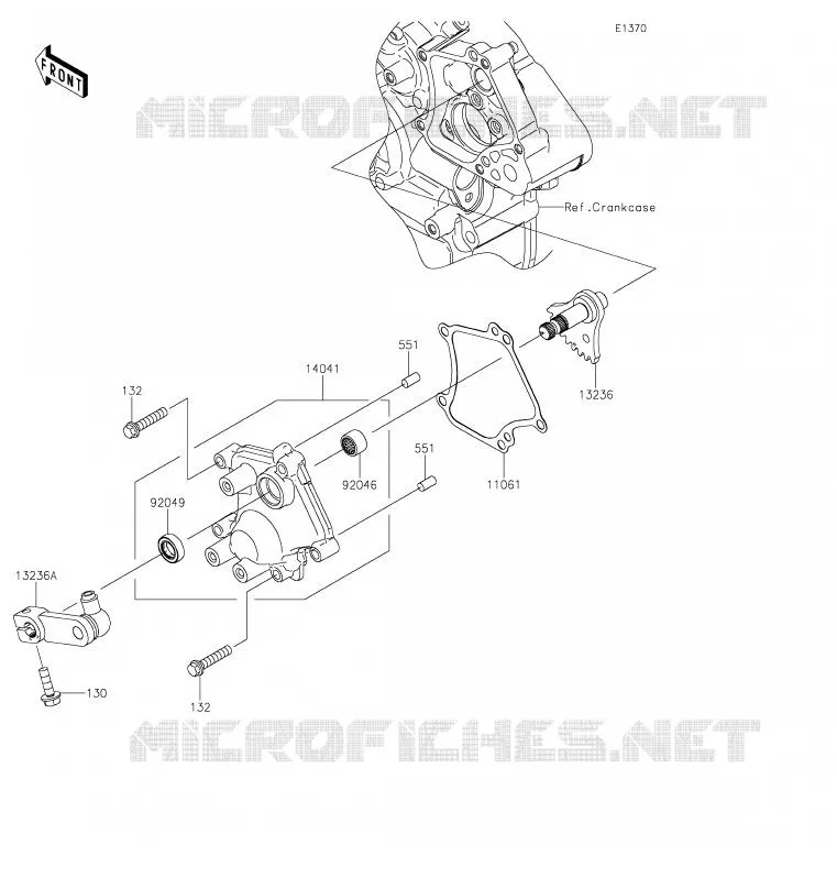 SELECTEUR Kawasaki SSV 800 2020 TERYX  KRF800GLF