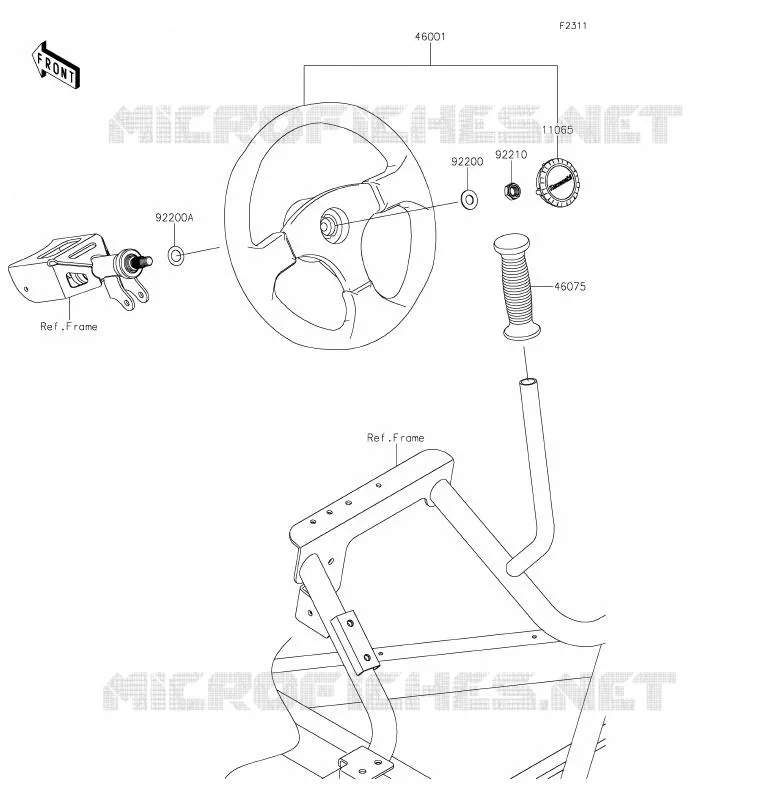 GUIDON Kawasaki SSV 800 2020 TERYX4  KRT800FLF
