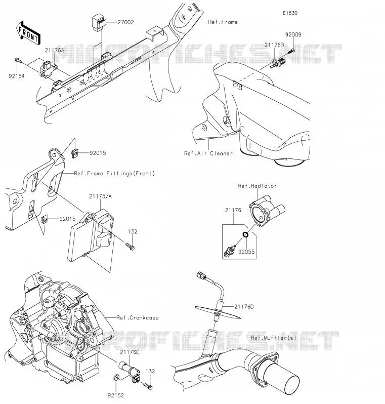 INJECTION CARBURANT Kawasaki SSV 800 2020 TERYX4  KRT800GLF