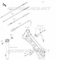 CABLES pour Kawasaki KLX110L