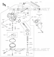 CARBURATEUR pour Kawasaki KLX110L