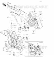 CARTER MOTEUR(S) pour Kawasaki KLX110L