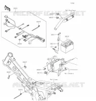 CHASSIS EQUIPMENT ELECTRIQUE pour Kawasaki KLX110L