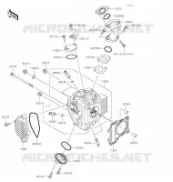 CULASSE pour Kawasaki KLX110L