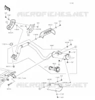 &Eacute;CHAPPEMENT pour Kawasaki KLX110L
