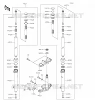 FOURCHE pour Kawasaki KLX110L