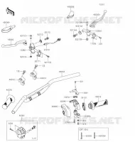 GUIDON pour Kawasaki KLX110L