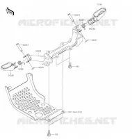 REPOSE PIED pour Kawasaki KLX110L