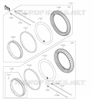 ROUE/PNEUS pour Kawasaki KLX110L