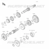 TRANSMISSION pour Kawasaki KLX110L