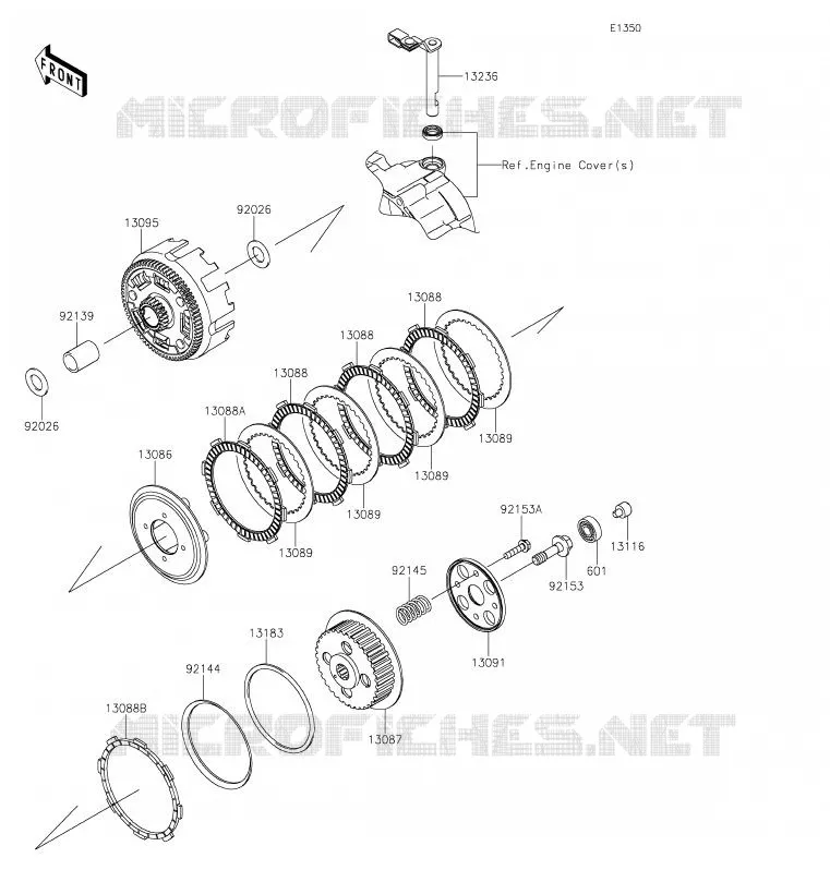 EMBRAYAGE Kawasaki TOUT-TERRAIN 140 2020 KLX140  KLX140ALF