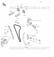 ARBRE A CAME/TENDEUR pour Kawasaki KLX300R