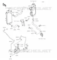 TUYAU D'EAU pour Kawasaki KLX300R