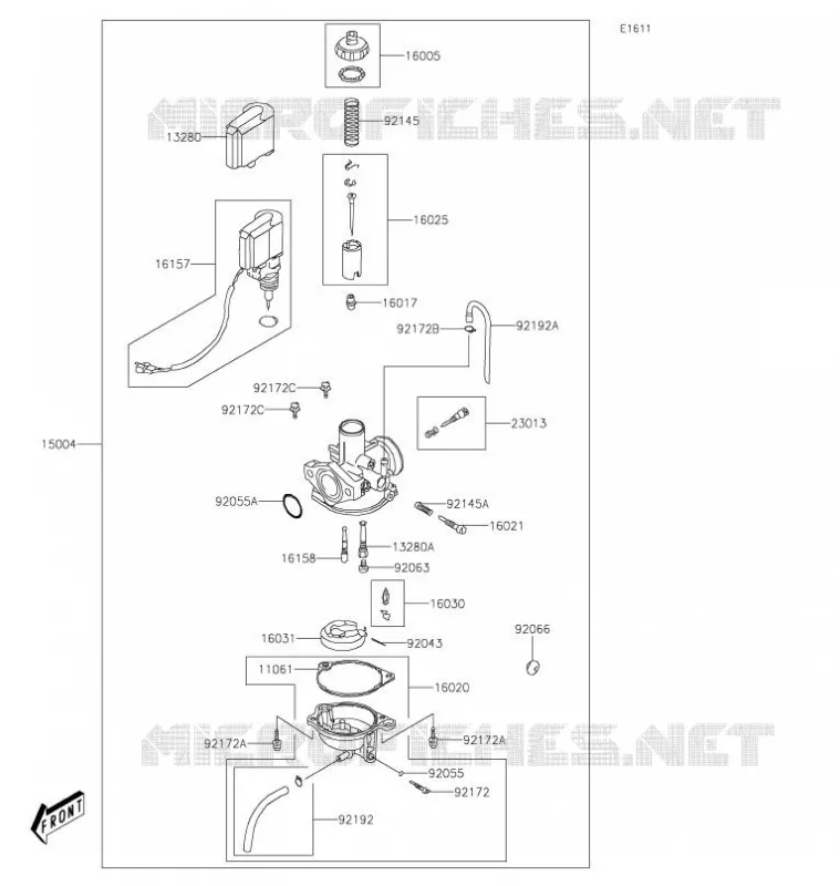 CARBURATEUR Kawasaki QUAD 90 2021 KFX90  KSF90AMFNN