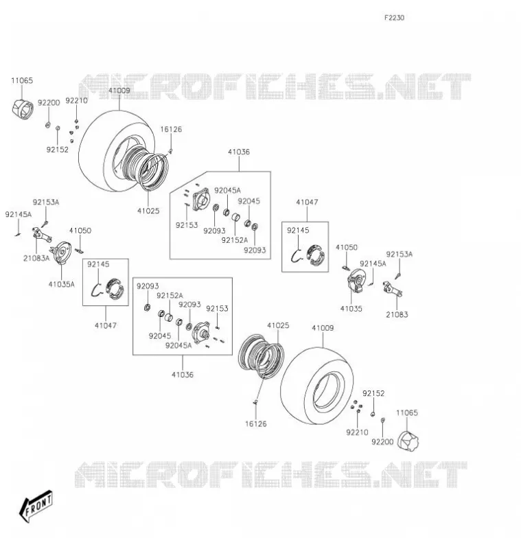 MOYEU AVANT Kawasaki QUAD 90 2021 KFX90  KSF90AMFNN