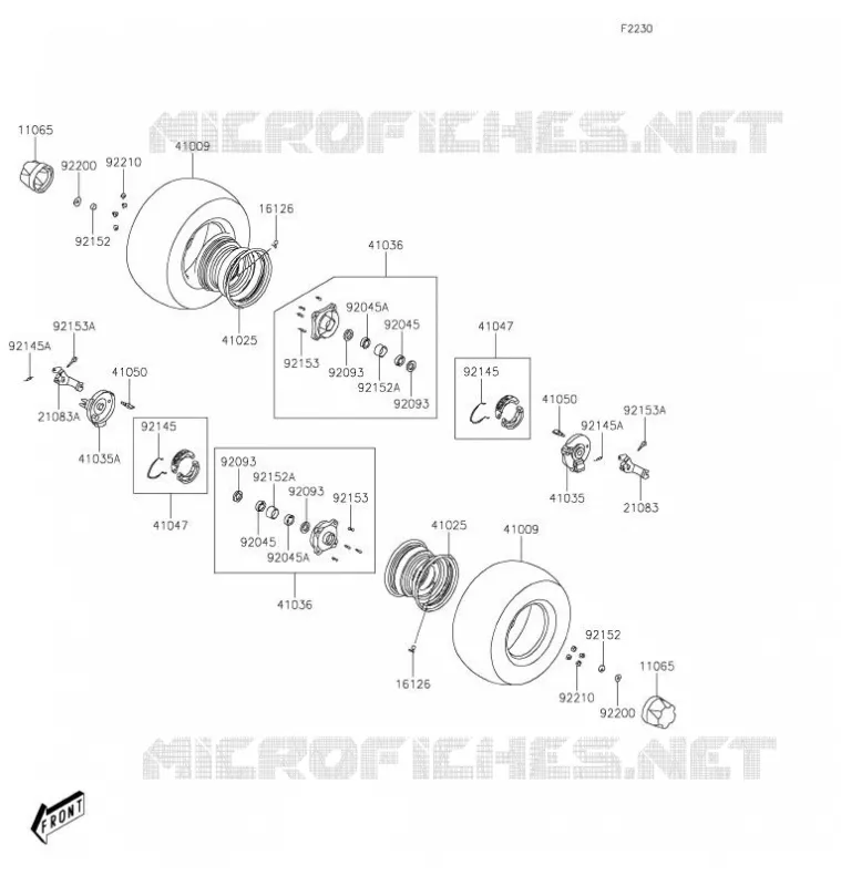 MOYEU AVANT Kawasaki QUAD 90 2021 KFX90  KSF90AMFNN