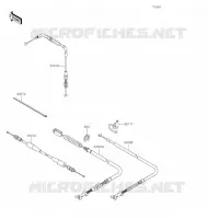 CABLES pour Kawasaki BRUTE FORCE 750 4X4I
