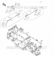 CADRE pour Kawasaki BRUTE FORCE 750 4X4I