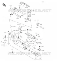 &Eacute;CHAPPEMENT pour Kawasaki BRUTE FORCE 750 4X4I