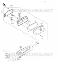 FEUX ARRI&Egrave;RE(S) pour Kawasaki BRUTE FORCE 750 4X4I