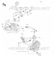 PEDALE DE FREIN pour Kawasaki BRUTE FORCE 750 4X4I