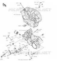 POMPE A HUILE/FILTRE &Agrave; HUILE pour Kawasaki BRUTE FORCE 750 4X4I