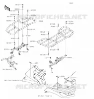 PORTE BAGAGE (S) pour Kawasaki BRUTE FORCE 750 4X4I