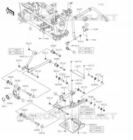 SUSPENSION ARRI&Egrave;RE pour Kawasaki BRUTE FORCE 750 4X4I