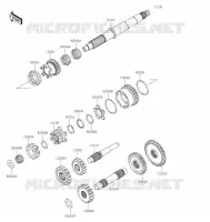 TRANSMISSION pour Kawasaki BRUTE FORCE 750 4X4I