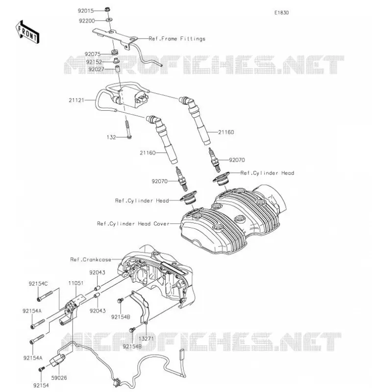 SYSTEME D&acute;ALLUMAGE Kawasaki MOTOS 800 2021 W800 STREET  EJ800FMFNN
