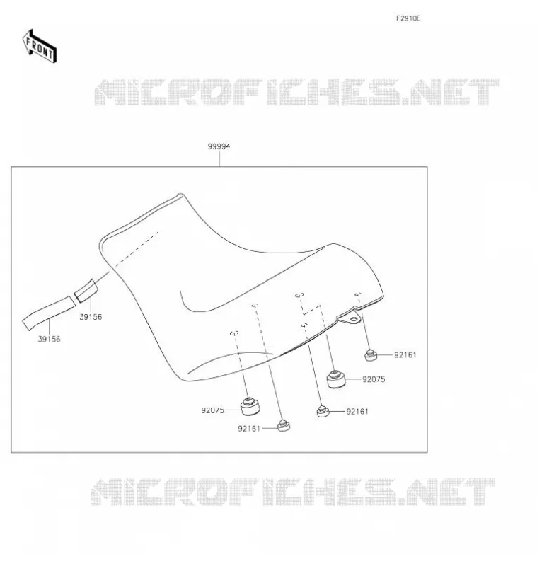 ACCESSOIRE(Reduced Reach Seat) Kawasaki MOTOS 650 2021 VULCAN S  EN650DMFAN