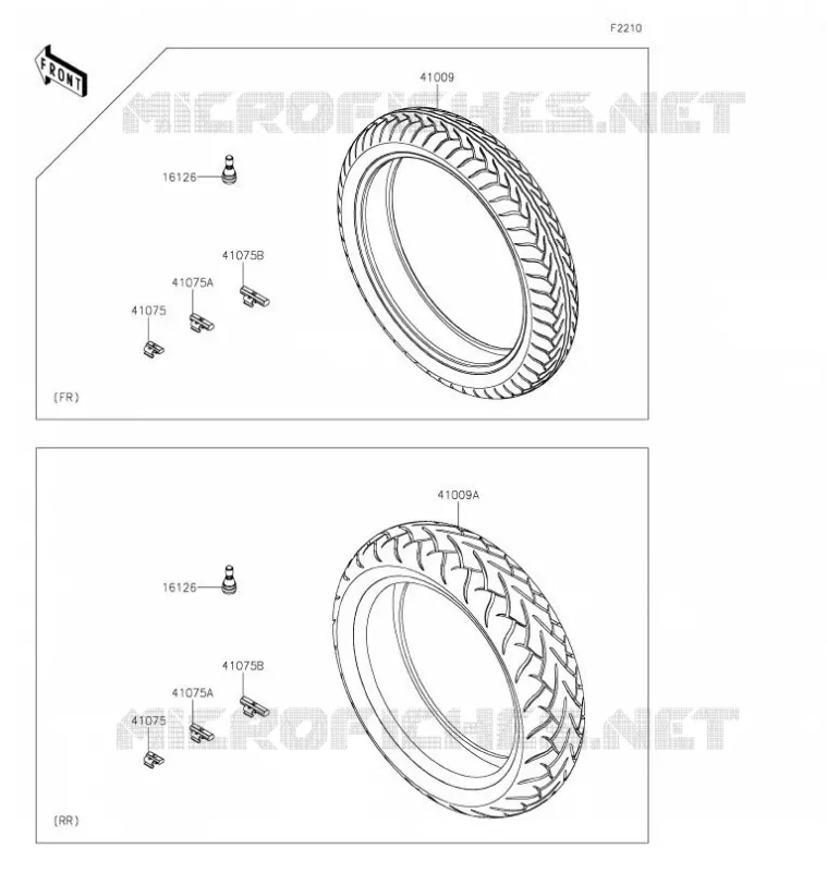 PNEUS Kawasaki MOTOS 650 2021 VULCAN S  EN650DMFNN