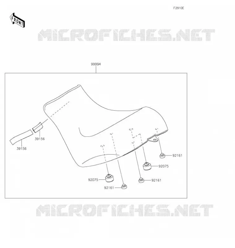 ACCESSOIRE(Reduced Reach Seat) Kawasaki MOTOS 650 2021 VULCAN S CAFE  EN650EMFNN