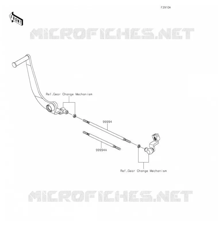 ACCESSOIRE(Tie Rod) Kawasaki MOTOS 650 2021 VULCAN S CAFE  EN650EMFNN
