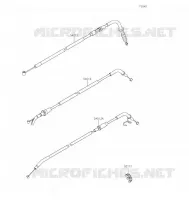 CABLES pour Kawasaki VULCAN S