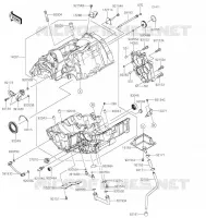 CARTER MOTEUR(S) pour Kawasaki VULCAN S