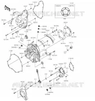 COUVERCLES MOTEUR pour Kawasaki VULCAN S