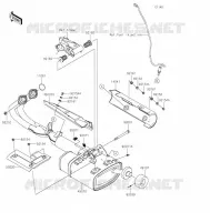 &Eacute;CHAPPEMENT pour Kawasaki VULCAN S