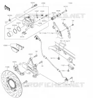 FREIN ARRIERE pour Kawasaki VULCAN S