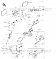 GUIDON pour Kawasaki VULCAN S