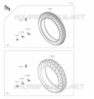 PNEUS pour Kawasaki VULCAN S