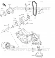 POMPE A HUILE pour Kawasaki VULCAN S