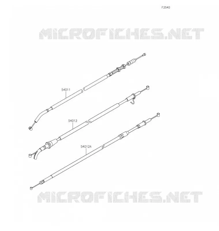 Cables Kawasaki MOTOS 400 2021 Z400  ER400DMFNN