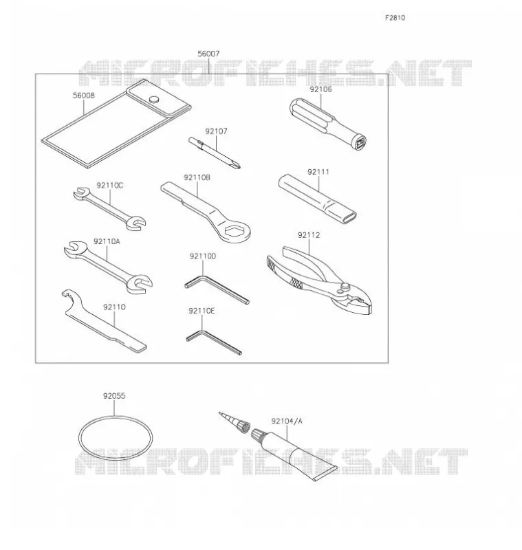 OUTILS UTILISATEUR Kawasaki MOTOS 400 2021 Z400  ER400DMFNN