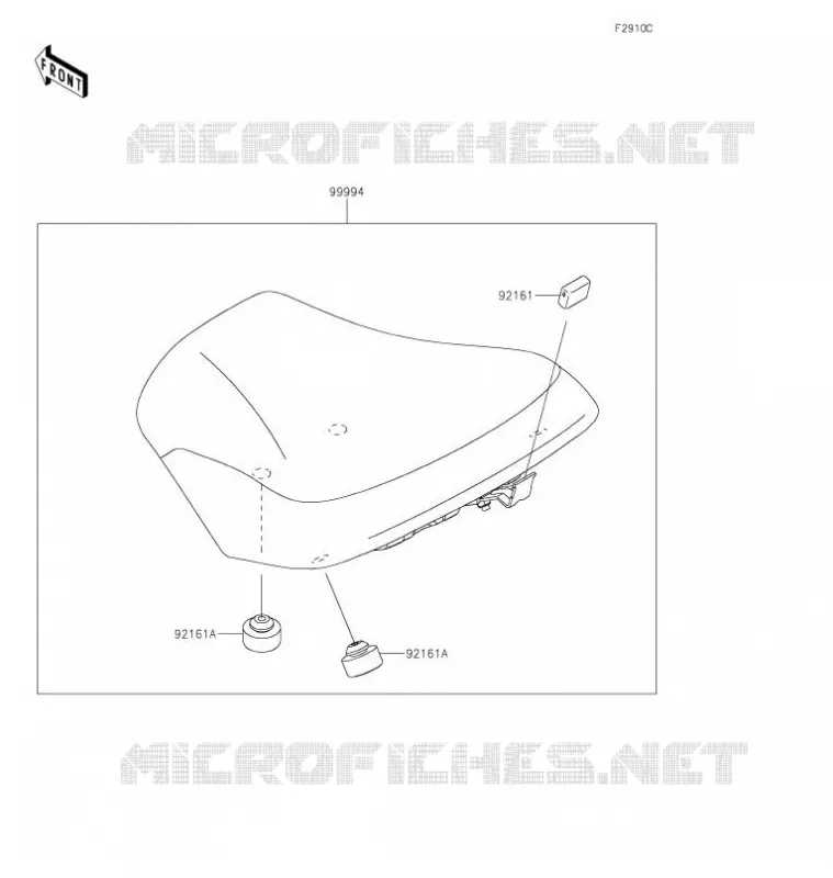 ACCESSOIRE(High Seat) Kawasaki MOTOS 650 2021 Z650  ER650KMFAL